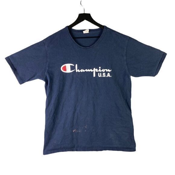 Champion USA Vintage T-Shirt Mens‎ Size XL Reverse Weave Shirt Crewneck 90s Vtg - Picture 1 of 11